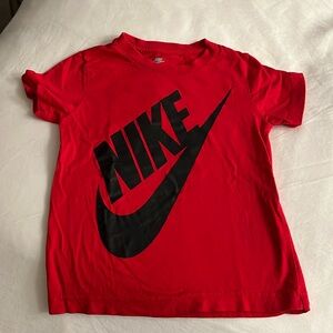 Red Nike T size 5